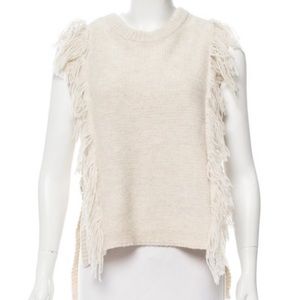 Intermix Sweaters | Intermix Fringe Sweater | Color: Cream | Size: Xs | Styledbyclaire's Closet